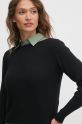 United Colors of Benetton sweter wełniany czarny 1244D10C6