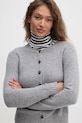 United Colors of Benetton cardigan in lana grigio 103ME500L