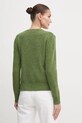 Одежда Шерстяной кардиган United Colors of Benetton 103ME500L зелёный
