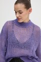 Svetr z vlněné směsi United Colors of Benetton fialová 1342D10BN