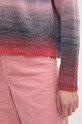 Svetr z vlněné směsi United Colors of Benetton 1050D10C0 růžová