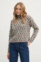 United Colors of Benetton sweter z domieszką moheru szary 1142E203I