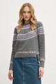 Vlněný svetr United Colors of Benetton šedá 1144E10BY