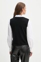 Ρούχα Μάλλινο γιλέκο United Colors of Benetton 1002D10D1 μαύρο