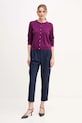United Colors of Benetton pulover 1002D501U violet AW25