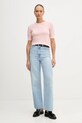 United Colors of Benetton sweter 1002D10D2 różowy AW25