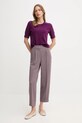 United Colors of Benetton sweter 1002D10D2 fioletowy AW25