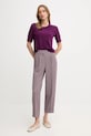 United Colors of Benetton sweter 1002D10D2 fioletowy AW25