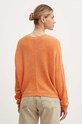 Odzież American Vintage sweter z domieszką wełny DAM225H24 pomarańczowy