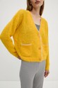 American Vintage cardigan din lana portocaliu BYM19AH24