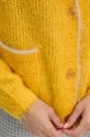 American Vintage cardigan din lana BYM19AH24 portocaliu