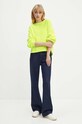 American Vintage hanorac de bumbac BOBY03AFH24 verde AW24