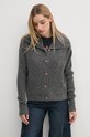 Pepe Jeans cardigan din amestec de lana IRMA CARDIGAN gri PL702189
