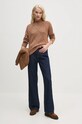 Pepe Jeans pulover IDRIS PERKINS PL702215 bej AW24