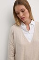 Свитер с примесью шерсти Pepe Jeans ISELA V-NECK бежевый PL702220