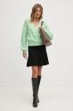 Pepe Jeans maglione in misto lana HELEN WRAP PL702231 verde AW24