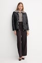 Пуловер с вълна Barbour LKN1579 сив AW24
