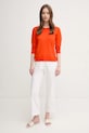 Sisley maglione 17Q3M100F rosso SS25