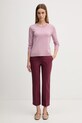 Sisley sweter 17Q3M100F różowy AW25