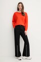 Sisley pulover 17Q3M103J portocaliu SS25