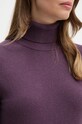 Svetr z vlněné směsi Sisley 102HM2174 fialová