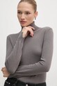 Светр з домішкою вовни Sisley сірий 102HM2174