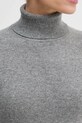 Sisley sweter z domieszką wełny 102HM2174 szary