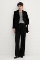 Sisley cardigan din amestec de lână 102HM5237 gri AW25