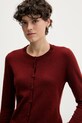 Sisley cardigan din amestec de lână rosu 102HM5237