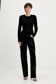 Sisley cardigan din amestec de lână 102HM5237 negru AW25