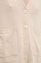 Kardigan s primjesom kašmira Sisley 102HM601Z bež