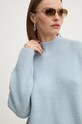 Abercrombie & Fitch sweter z domieszką wełny niebieski KI150.4260.200
