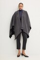 Lanvin gyapjú poncsó szürke 6LPONC.U7796