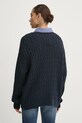 Odzież Superdry sweter bawełniany W6110588A.98T granatowy