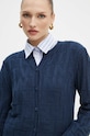 Kardigan s primjesom kašmira Twinset 242TP3602 ljubičasta AW24