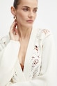 Twinset cardigan din lana bej 242TP3475