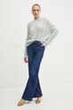 Светр з домішкою вовни Twinset 242TP3691 зелений AW24