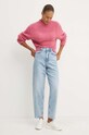Свитер с примесью шерсти Twinset 242AP3290 розовый AW24