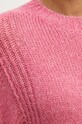 Sveter s prímesou vlny Twinset 242AP3290 ružová