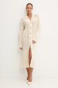 Twinset cardigan din amestec de lana bej 242TP3772