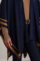 Πόντσο με μείγμα μαλλιού Lauren Ralph Lauren σκούρο μπλε 454960145