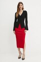 Twinset sweter 242TT3023 czarny AW24
