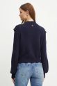 Odzież Twinset sweter wełniany 242TT3321 granatowy