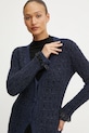 Twinset kardigan z domieszką wełny granatowy 242TT3590