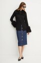 Кардиган с примесью шерсти Twinset 242TT3431 чёрный AW24