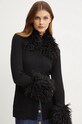 Кардиган с примесью шерсти Twinset 242TT3431 чёрный