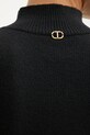 Twinset sweter z domieszką wełny 242TT3421 czarny