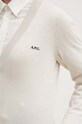 Бавовняний кардиган A.P.C. cardigan berenice COGDK.F22266 бежевий