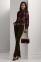 Одяг Блузка Lauren Ralph Lauren 200951304 бордо