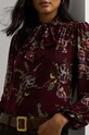 Блузка Lauren Ralph Lauren бордо 200951304